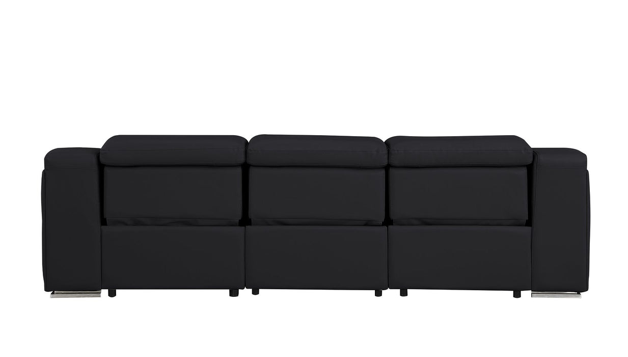 Global United 6111 2-Piece Reclining Set | Genuine Leather