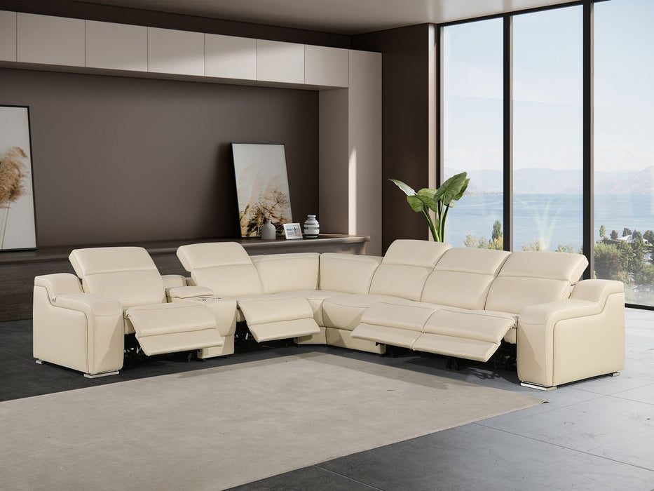 DivanItalia 1116 7pc(4pwr) Sectional – Beige