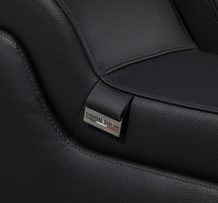 Global United 6111 Power Reclining Sofa | Genuine Leather