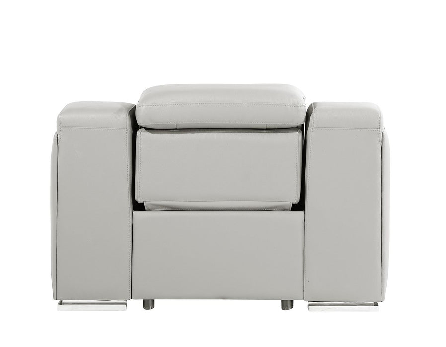 Global United 6111 Power Reclining Chair | Genuine Leather