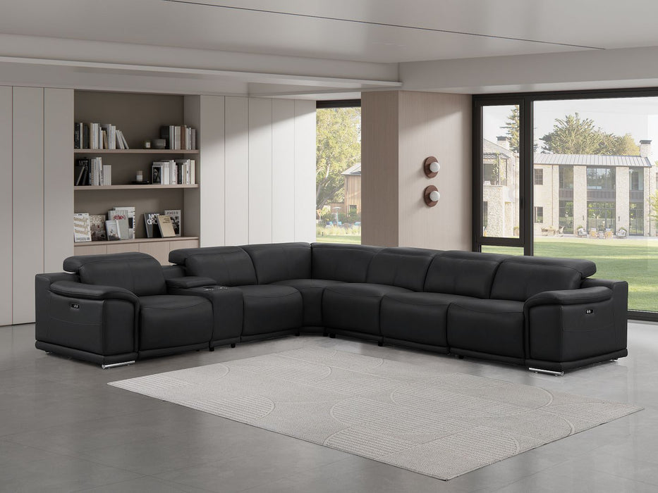 2679 Sectional - Black 7pc