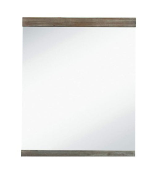 Daisy Mid-Century Dark Acacia Mirror