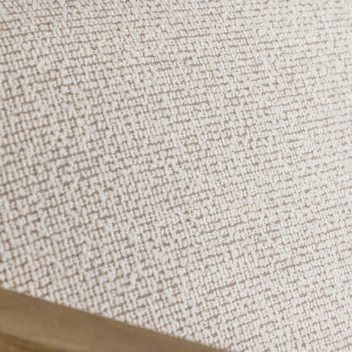 Dalhart - Modern Beige Fabric + Grey Wash Wood Accent Chair