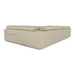 Dalton - Modern Italian Oyster Leather Sectional + 2 Recliners