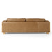 Danson - Modern Tan Leather + Wicker Sofa