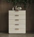 Lago - Modern Faux Travertine Chest