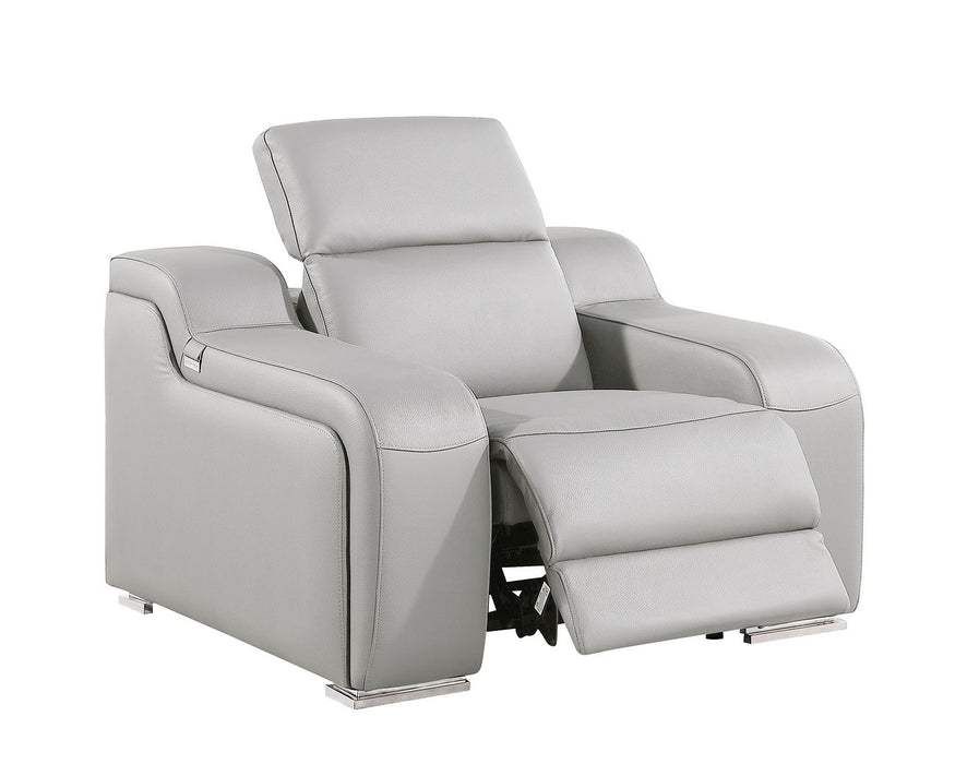 Global United 6111 Power Reclining Chair | Genuine Leather
