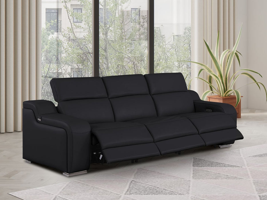 Global United 6111 Power Reclining Sofa | Genuine Leather
