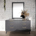 Diana - Modern Grey Ash Mirror