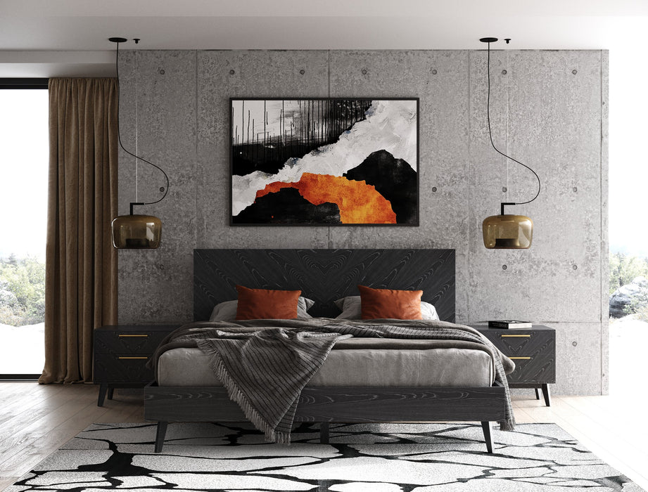 Diana - Modern Grey Ash Bed