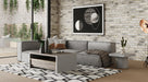 Navstar - Contemporary Grey Fabric Modular Sectional Sofa