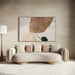 Raywood - Modern Multicolored Boucle Fabric + Ash Sofa