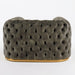Dosie - Transitional Grey Velvet Chair