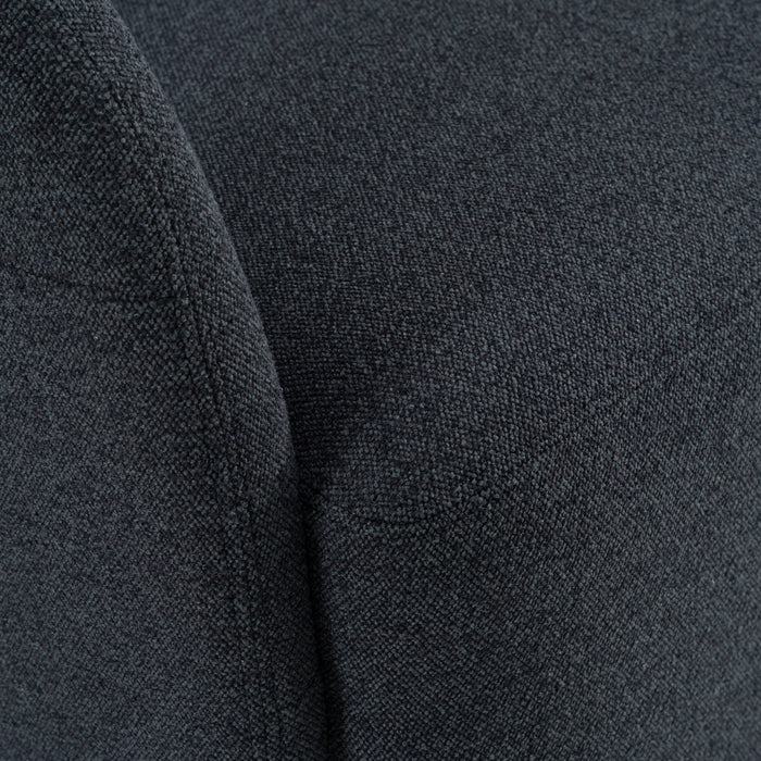 Dowsett - Modern Charcoal Fabric Swivel Accent Chair