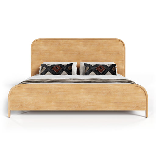 Dresden - Modern Natural Acacia Bed