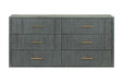 Manchester- Contemporary Dark Grey 4-Piece Bedroom Set