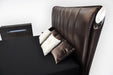 Temptation Caesar Italian Classical Design Leather Platform King Bed