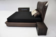Temptation Caesar Italian Classical Design Leather Platform King Bed
