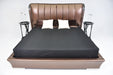 Temptation Caesar Italian Classical Design Leather Platform King Bed