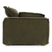 Durbin - Modern Green Fabric Loveseat