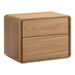 Dustin - Modern Natural Oak Nightstand