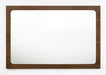 Dustin - Modern Walnut Mirror