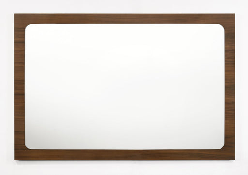Dustin - Modern Walnut Mirror