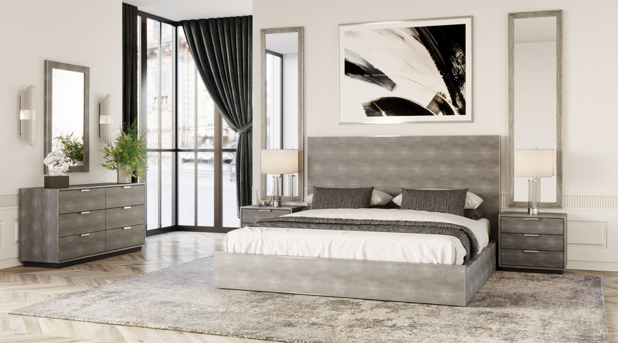 Dynasty - Modern Shagreen Bed