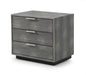 Dynasty - Eastern King Modern Shagreen Bedroom Set - 3 Drawer