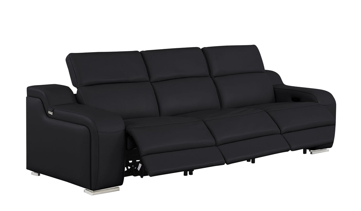 Global United 6111 Power Reclining Sofa | Genuine Leather
