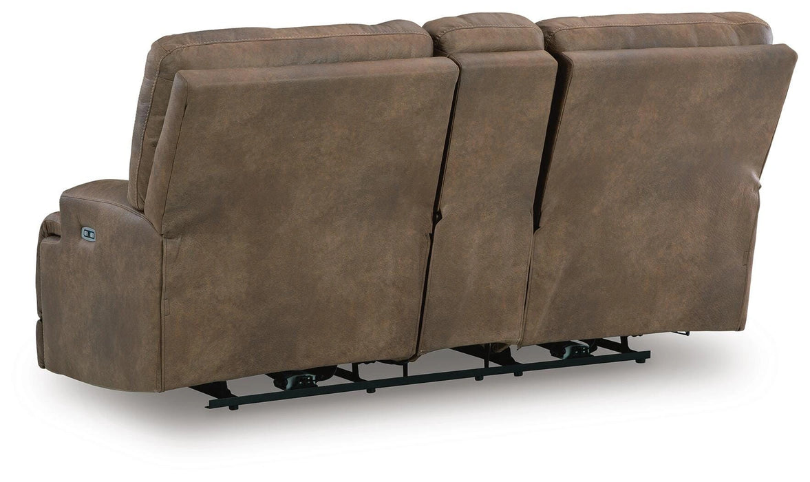 Beckley Place Power Reclining Loveseat with Console