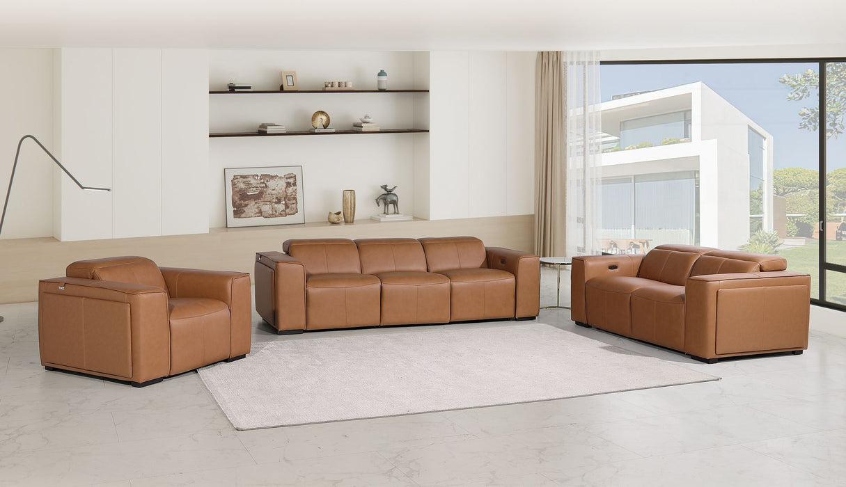 DivanItalia 1224 3-Piece Set – Cognac