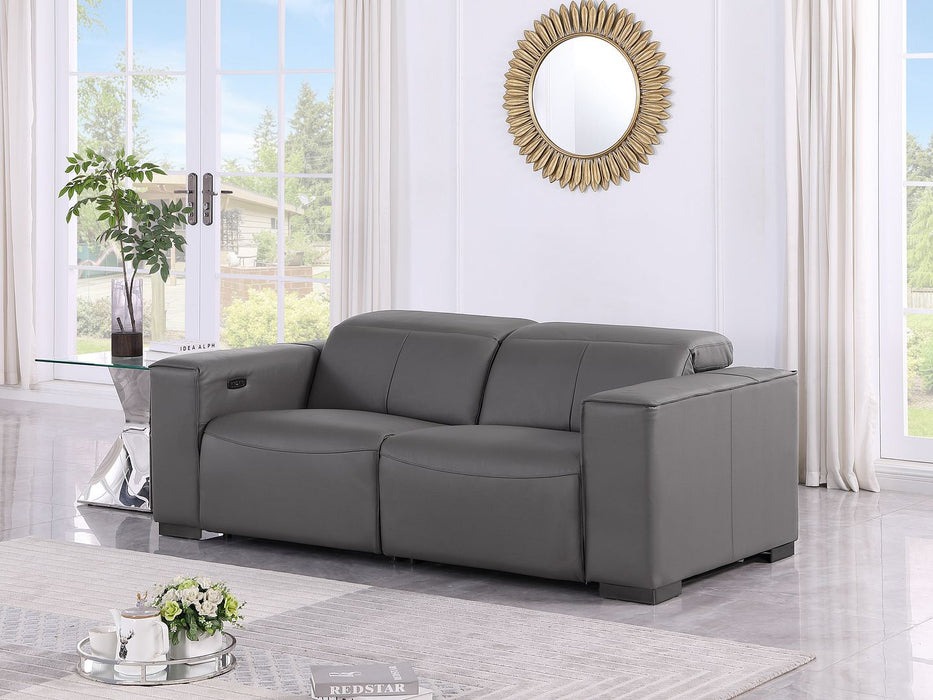 1208 Power Recliner - Dark Grey