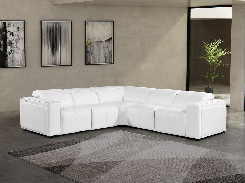1224 Sectional - White 5pc