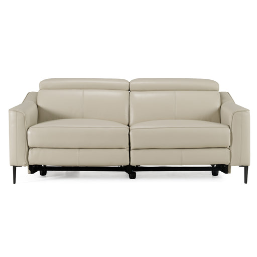 Eden - Modern Grey Leather Sofa