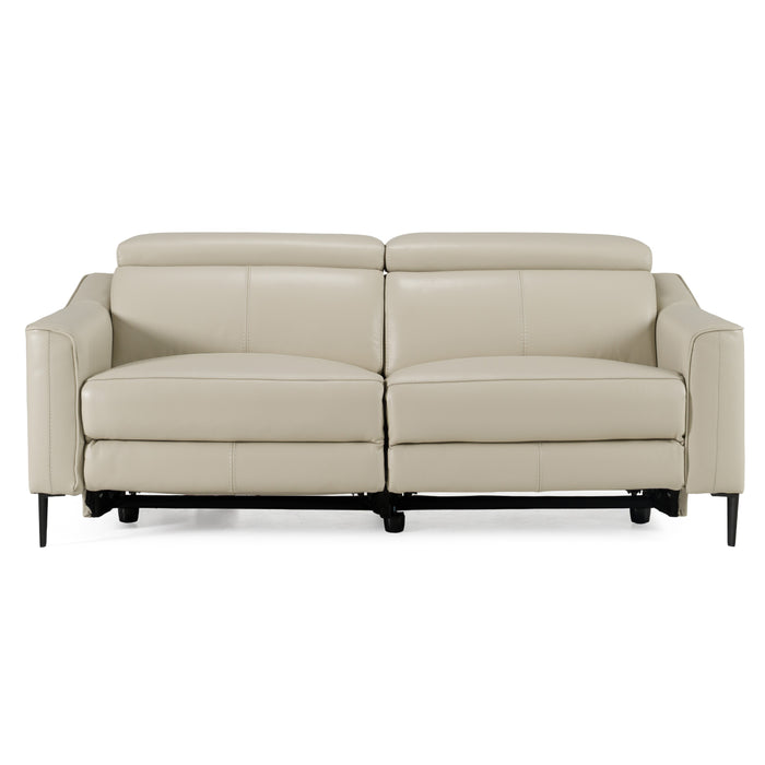 Eden - Modern Grey Leather Sofa
