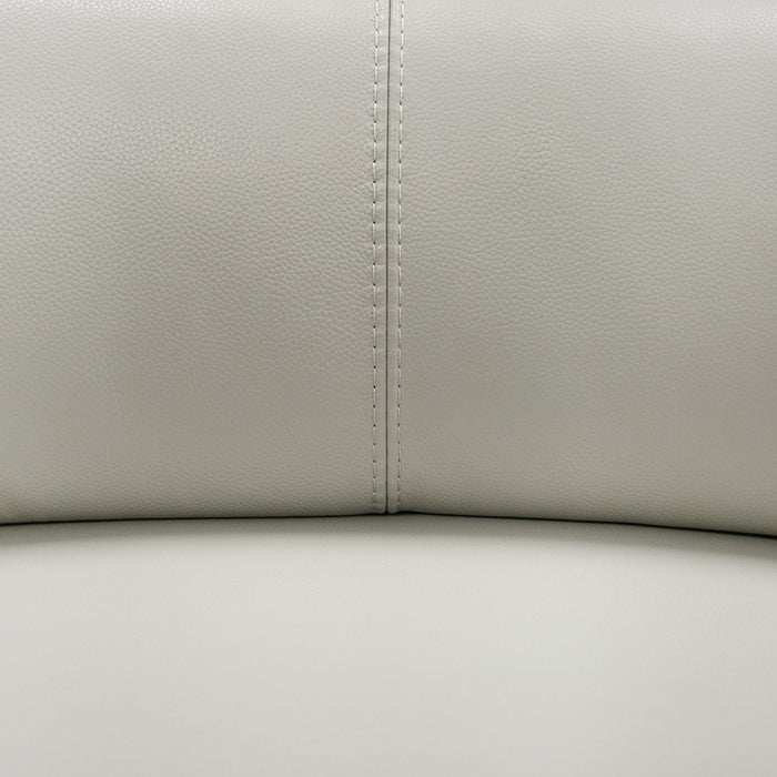 Eden - Modern Grey Leather Armchair