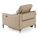 Eden - Modern Taupe Leather Recliner Chair