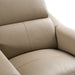 Eden - Modern Taupe Leather Recliner Chair