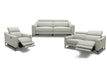 Eden - Modern Grey Leather Sofa Set