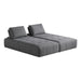 Edgar - Modern Grey Fabric Modular Sectional Sofa