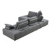 Edgar - Modern Grey Fabric Modular Sectional Sofa
