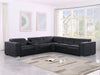 Global United 1208 Black 6PC Sectional