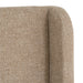 Emilio - Modern Beige Fabric Bed