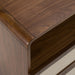Emilio - Modern Natural Burlap + Walnut Dresser