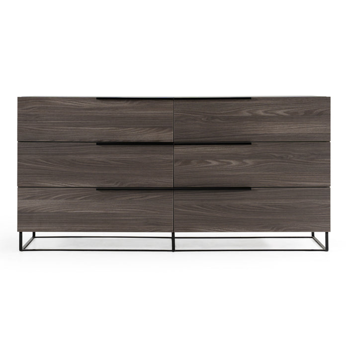 Enzo Italian Modern Grey Oak Dresser