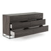 Enzo Italian Modern Grey Oak Dresser
