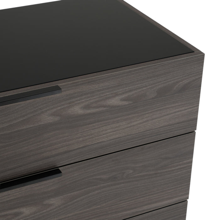 Enzo Italian Modern Grey Oak Dresser