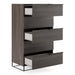 Enzo Italian Modern Grey Oak Chest