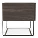 Enzo Italian Modern Grey Oak Nightstand